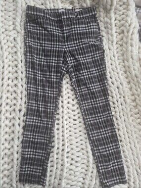 Black & White Plaid Leggings